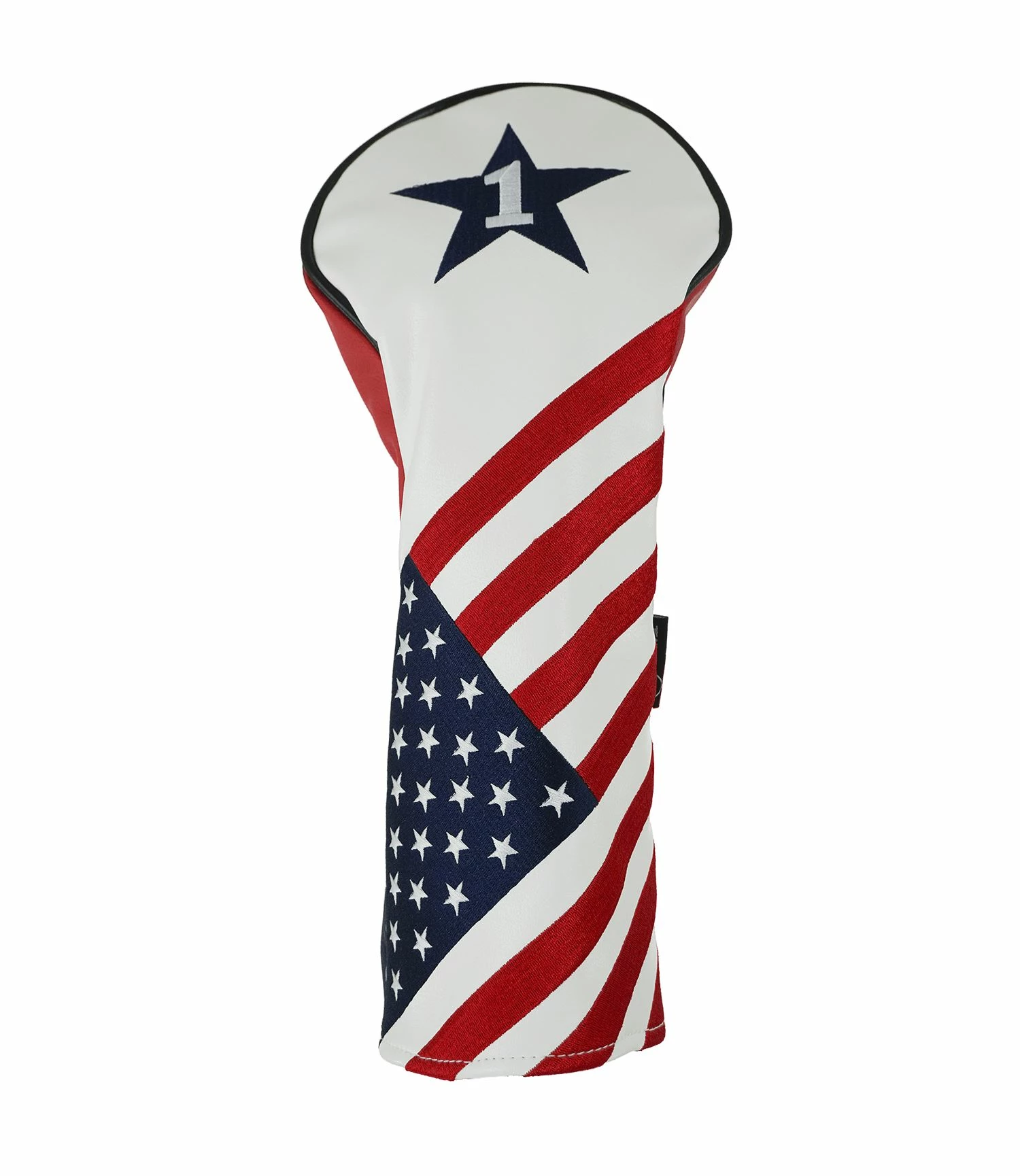Ram Golf USA Stars And Stripes PU Leather Headcover Set - Driver, #3 Wood, Hybrid 3 Ram Golf USA Stars And Stripes PU Leather Headcover Set - Driver, #3 Wood, Hybrid - Image 2