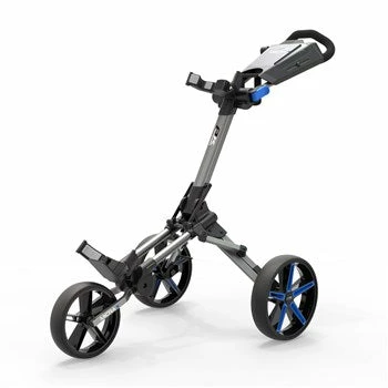 POWAKADDY 2022 MICRA PUSH CART-GUN METAL/BLUE TRIM 3 POWAKADDY 2022 MICRA PUSH CART-GUN METAL/BLUE TRIM