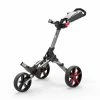 POWAKADDY 2022 MICRA PUSH CART-GUN METAL/RED TRIM -Prosimmon Sales 40384