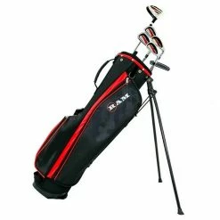 Prosimmon Sales 49 Ram Golf SGS Mens Golf Clubs Starter Set With Stand Bag - Steel Shafts