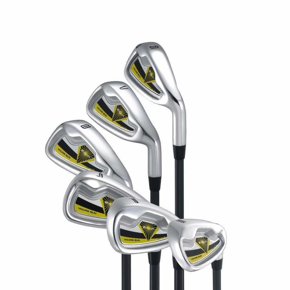 Young Gun ZAAP 6 - SW Junior Golf Iron Set Ages: 3-5, Yellow 3 Young Gun ZAAP 6 - SW Junior Golf Iron Set Ages: 3-5, Yellow