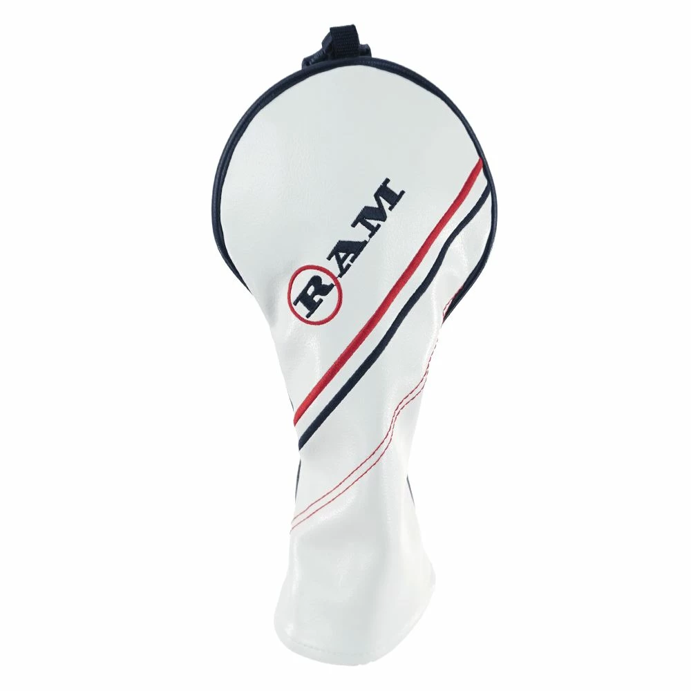Ram FX Golf Club Headcovers For Driver, Woods, White (1-3-5) 5 Ram FX Golf Club Headcovers For Driver, Woods, White (1-3-5) - Image 3