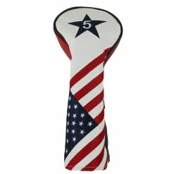 Ram Golf USA Stars And Stripes PU Leather Headcover For #5 Fairway Wood