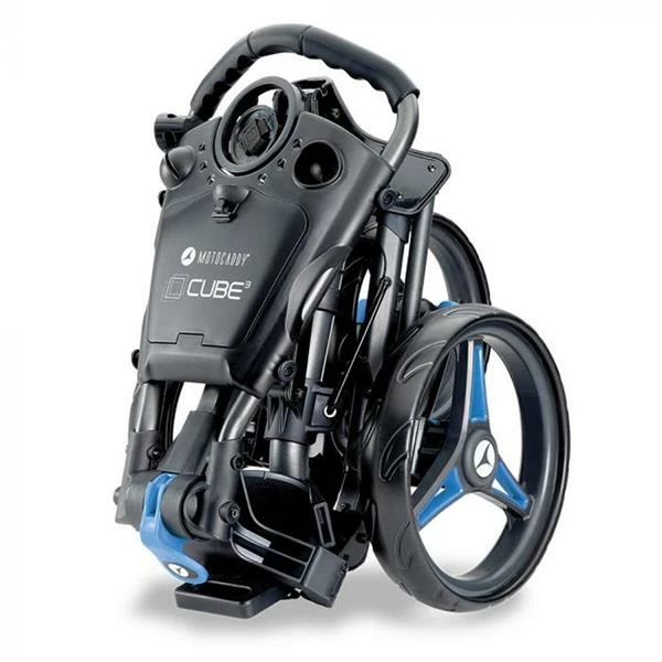 Motocaddy Cube Push Trolley Blue 4 Motocaddy Cube Push Trolley Blue - Image 2