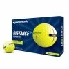TaylorMade Distance + Golf Balls Dozen Yellow -Prosimmon Sales TA21D0101002 L