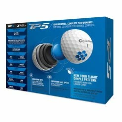 TaylorMade TM21 TP5 Golf Ball White -Prosimmon Sales TA21D0102001 2 L