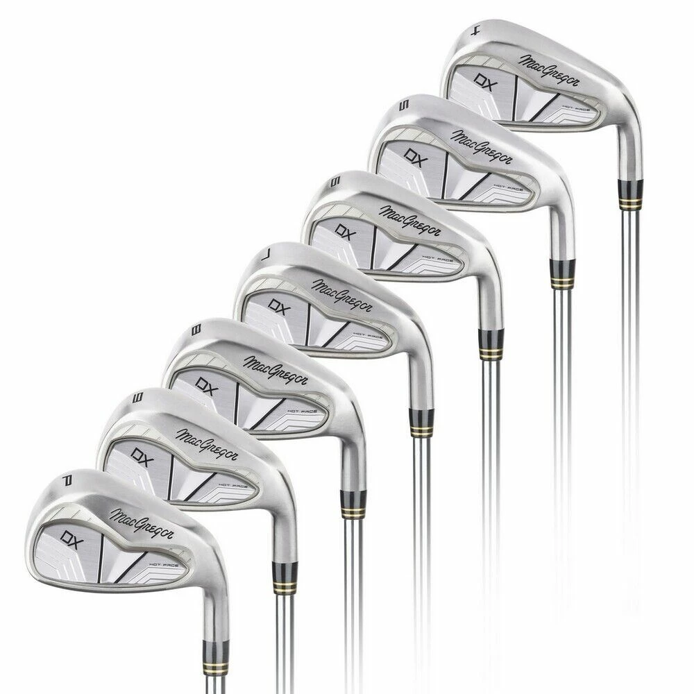 MacGregor Golf DX Carbon Steel Iron Set, Mens Right Hand, 4-PW 3 MacGregor Golf DX Carbon Steel Iron Set, Mens Right Hand, 4-PW