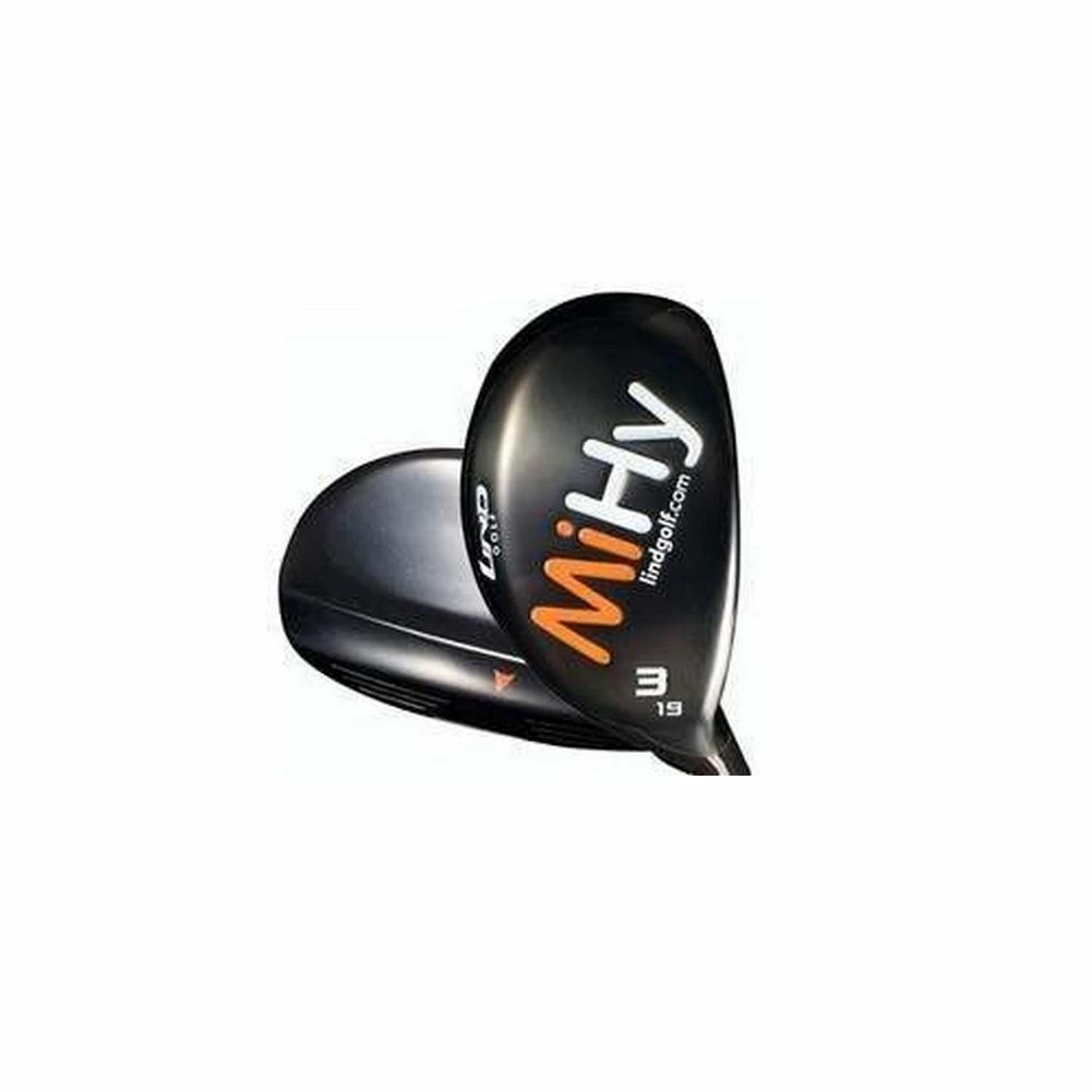 Lind Golf MiHY Black Left Hand Hybrid Rescue Wood, Graphite Shaft, Regular Flex 3 Lind Golf MiHY Black Left Hand Hybrid Rescue Wood, Graphite Shaft, Regular Flex