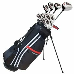 Prosimmon Sales 37 Prosimmon Golf X9 V2 Tall +1" Mens Graphite/Steel Golf Club Set &Bag -Stiff Flex