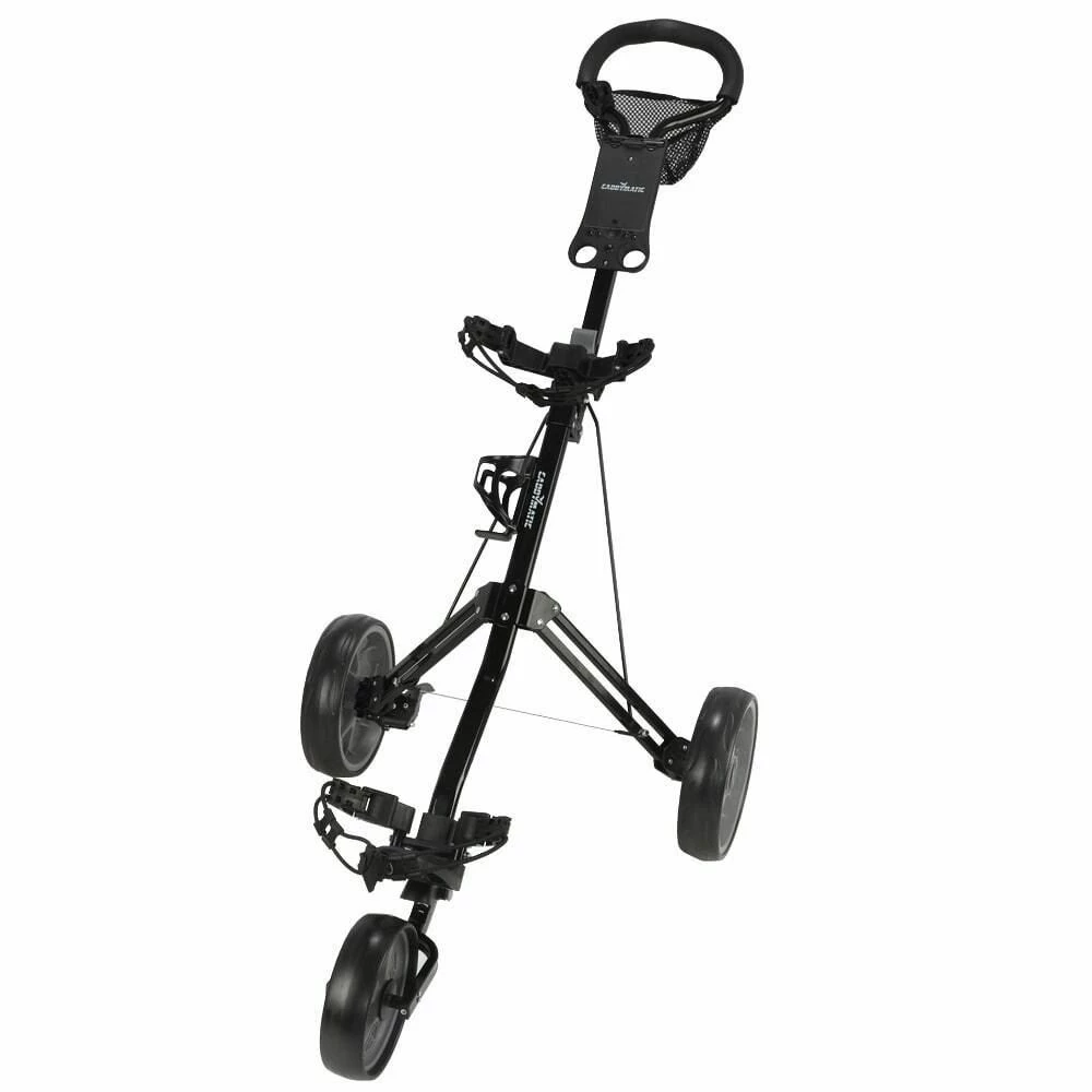 Caddymatic Golf Pro Lite 3 Wheel Golf Cart Black/Gray 6 Caddymatic Golf Pro Lite 3 Wheel Golf Cart Black/Gray - Image 4